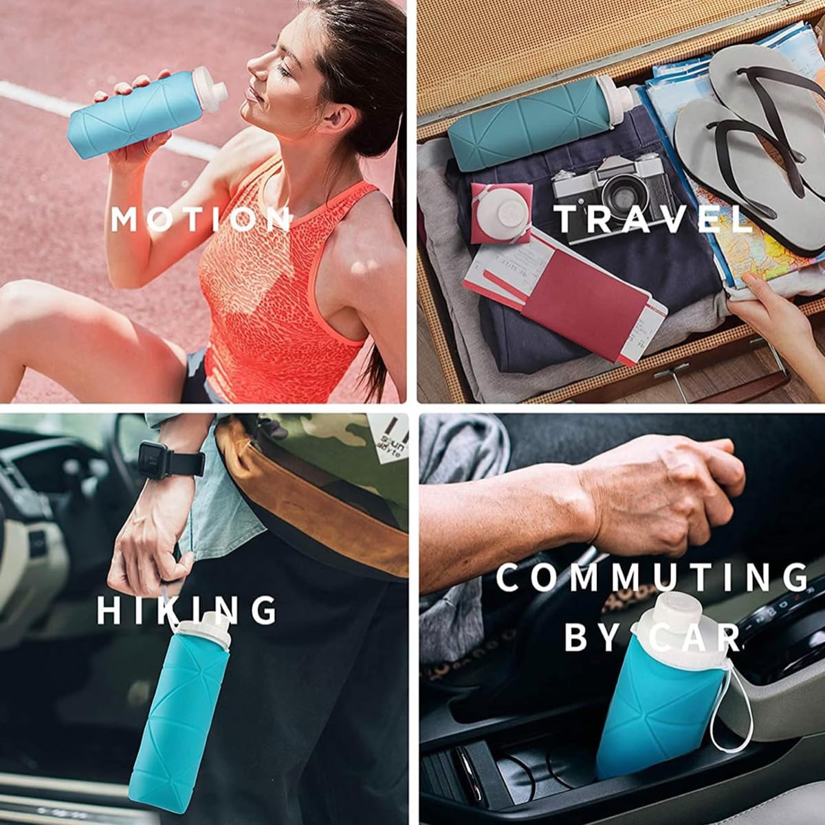 Foldable Silicone Bottle – Leakproof, Space-Saving & Travel Ready