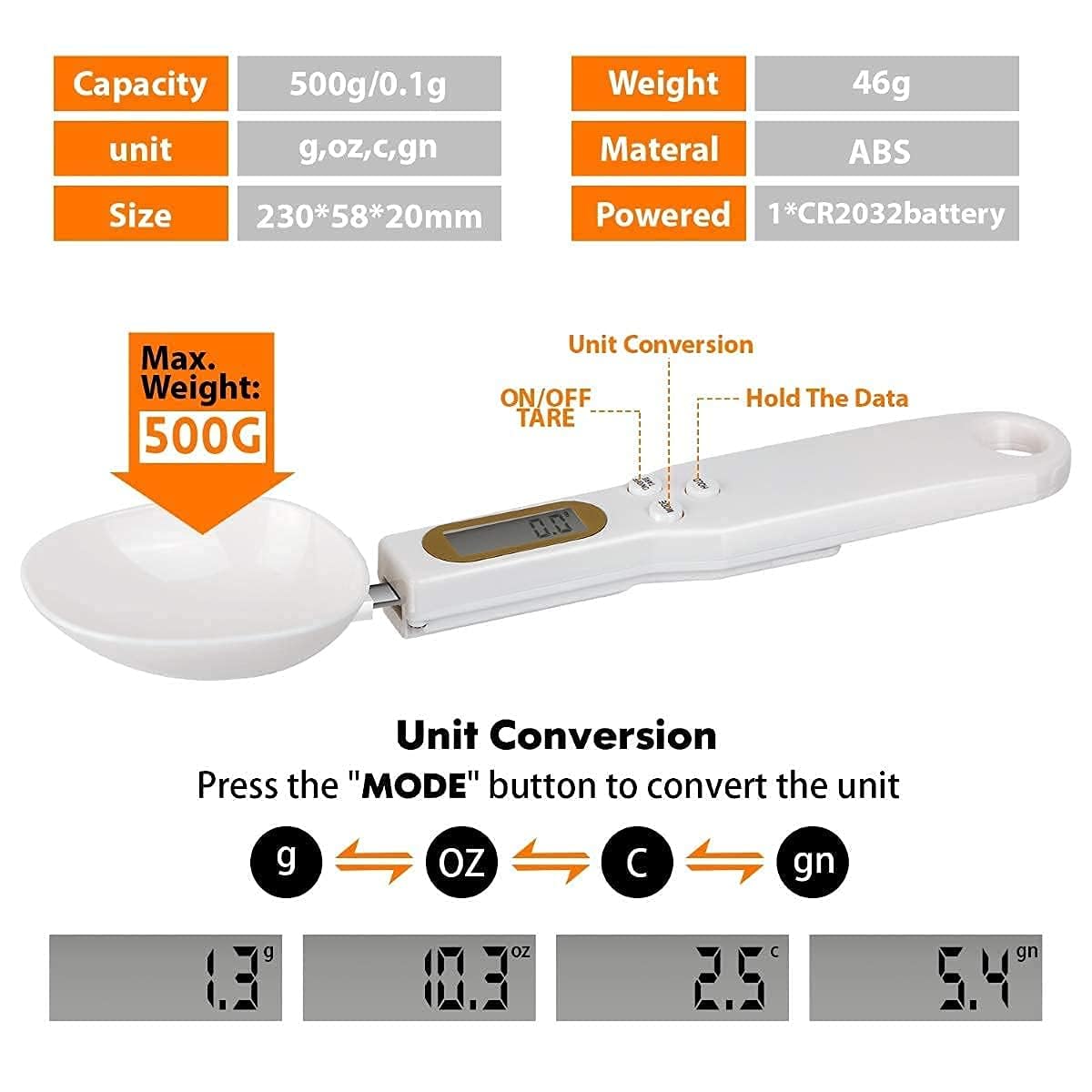 Digital Spoon Scale– Precision Measuring Made Easy